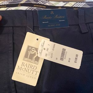 Brooks Brothers Soho Fit Irish linen brand new never worn.